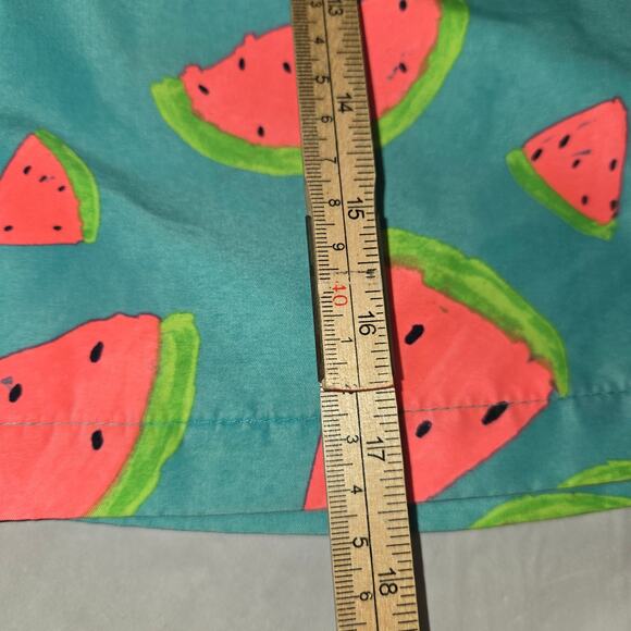 Arizona Jeans Mens XL Swim Trunks Suit Watermelon All Over Print Vacation Beach - Picture 7 of 13